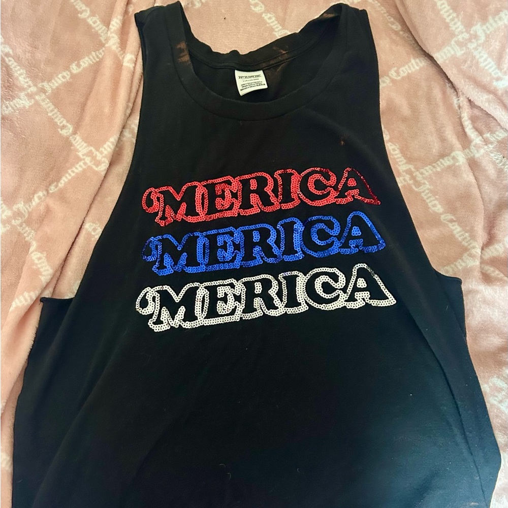 Pink-Victoria’s Secret ‘Merica Tank
